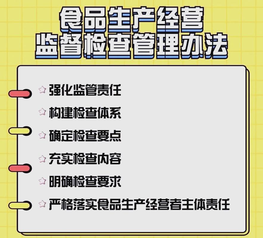 筑牢舌尖安全防线 食品生产经营监督检查新规深度解读
